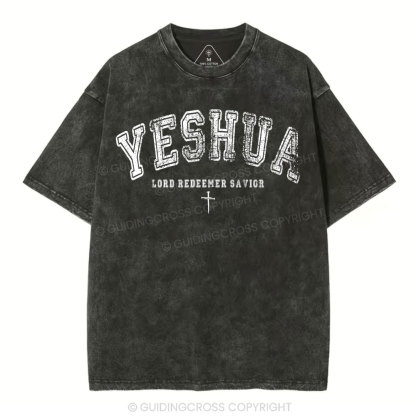 Yeshua Lord Chirstian Washed T-Shirt
