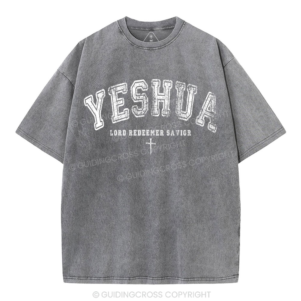 Yeshua Lord Chirstian Washed T-Shirt