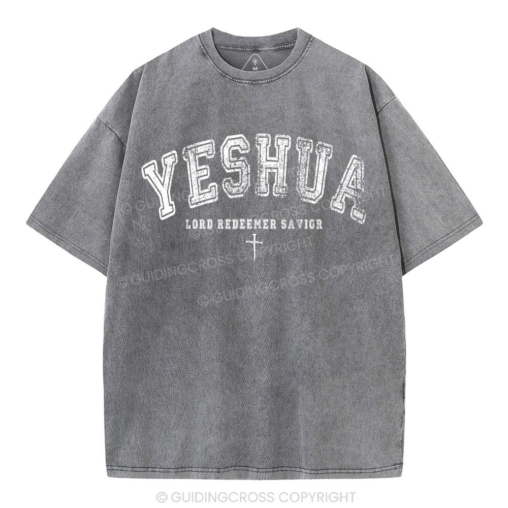 Yeshua Lord Chirstian Washed T-Shirt