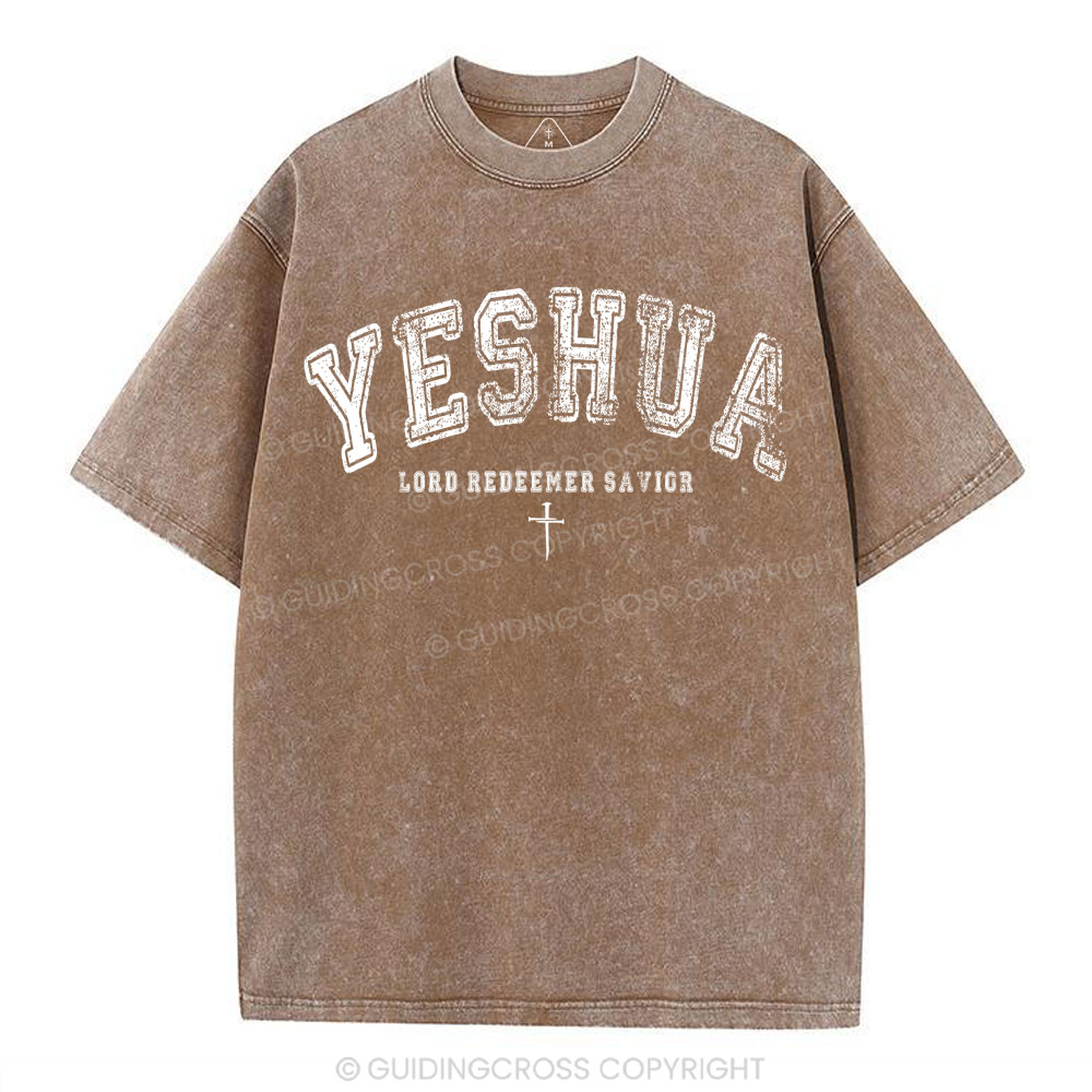 Yeshua Lord Chirstian Washed T-Shirt