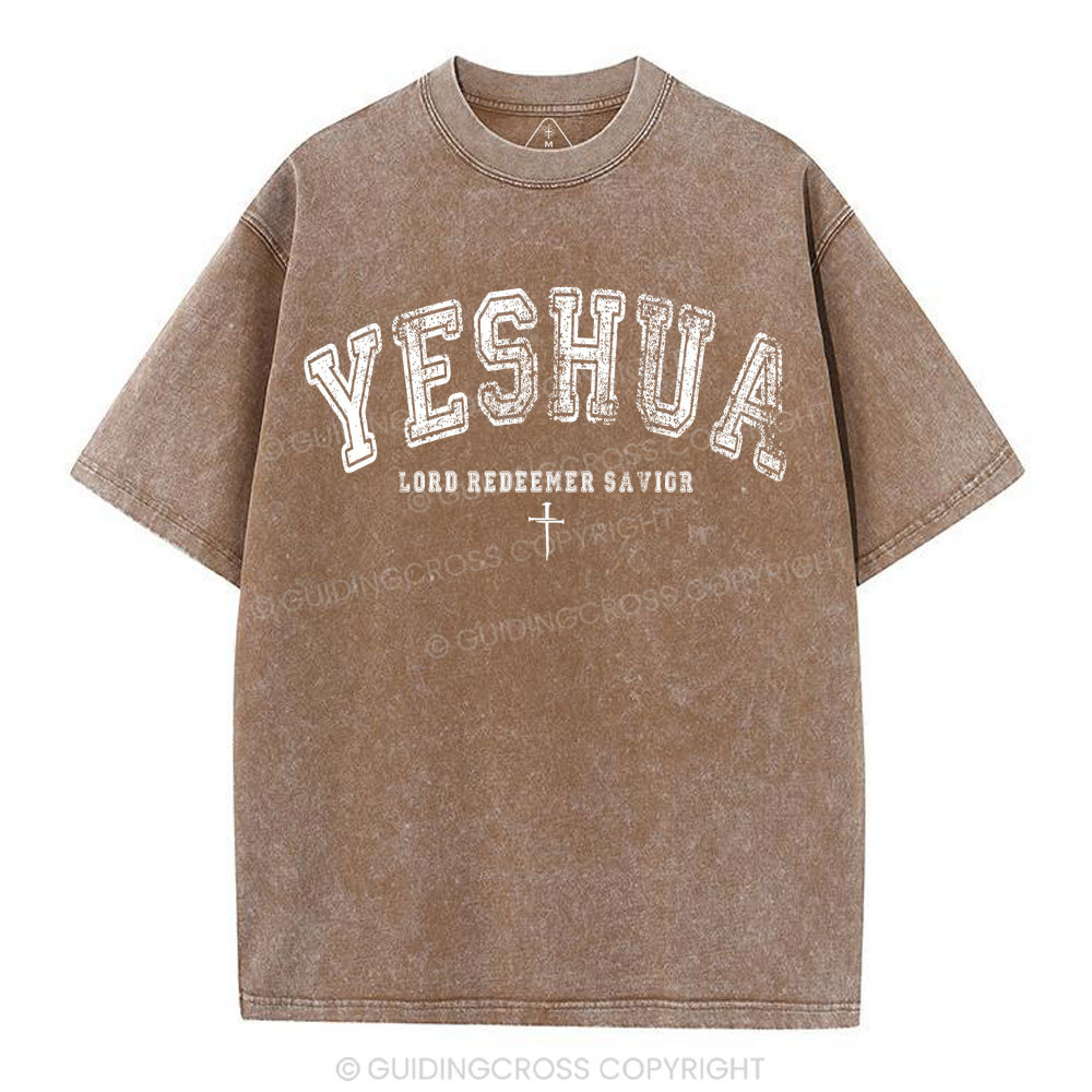 Yeshua Lord Chirstian Washed T-Shirt