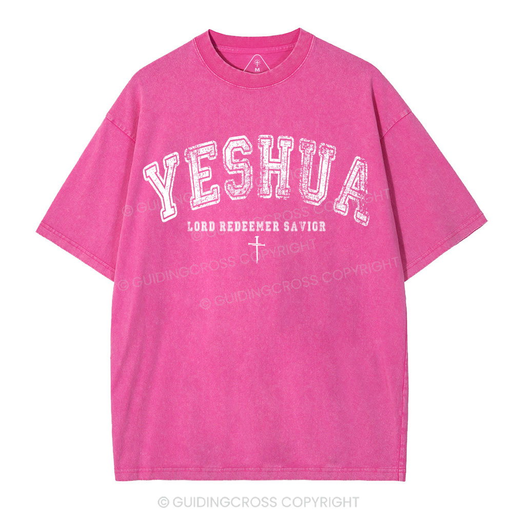 Yeshua Lord Chirstian Washed T-Shirt
