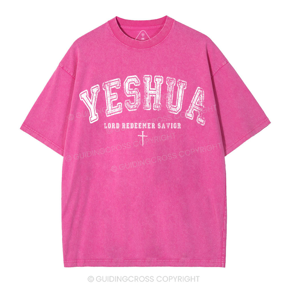 Yeshua Lord Chirstian Washed T-Shirt