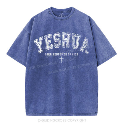 Yeshua Lord Chirstian Washed T-Shirt