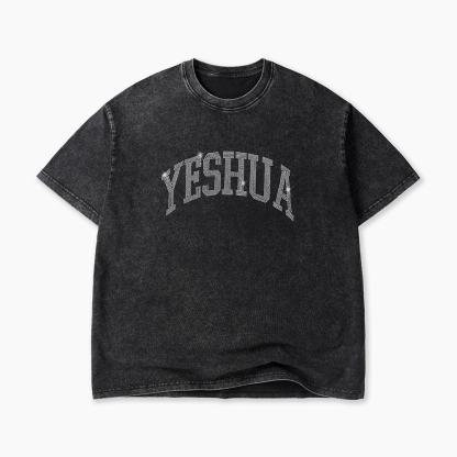 Yeshua Rhinestone Washed T-Shirt