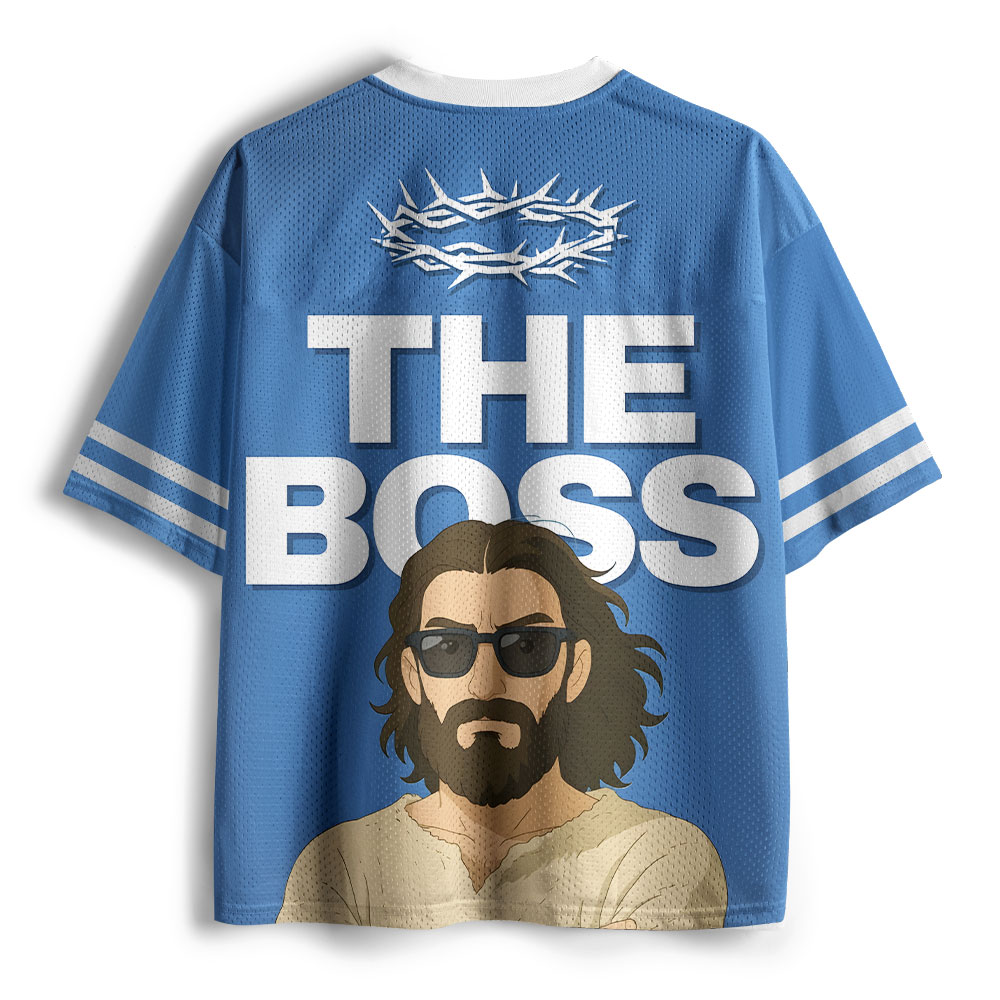 Yeshua The Boss Christian Mesh Jersey