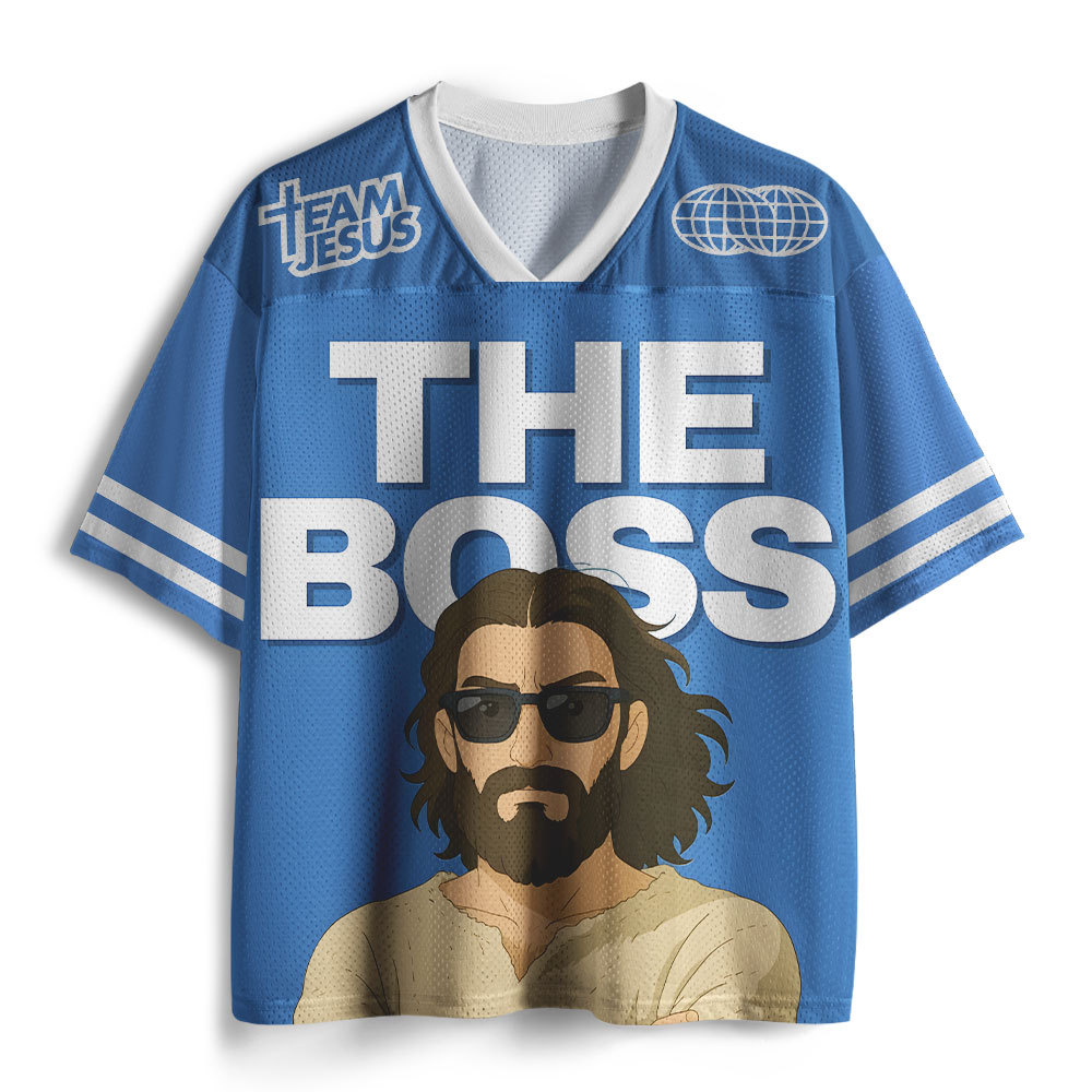 Yeshua The Boss Christian Mesh Jersey