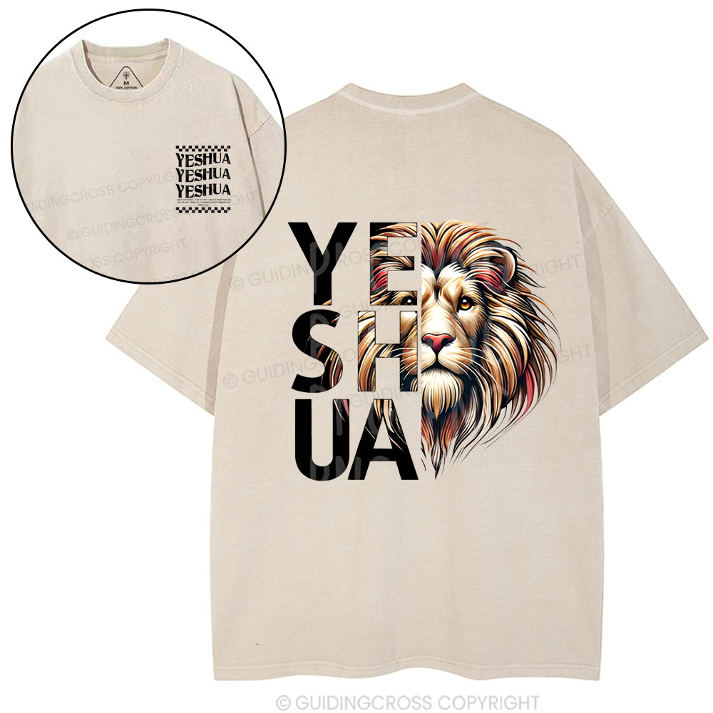Yeshua The Way Christian Washed T-Shirt