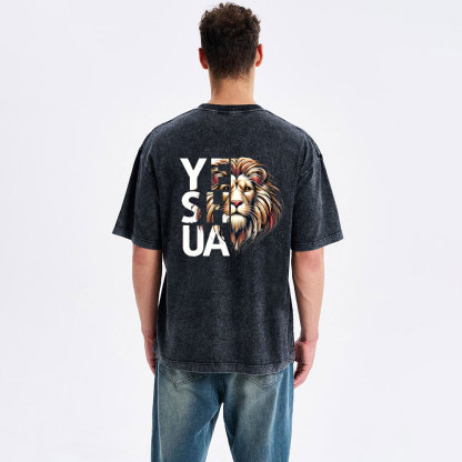 Yeshua The Way Christian Washed T-Shirt