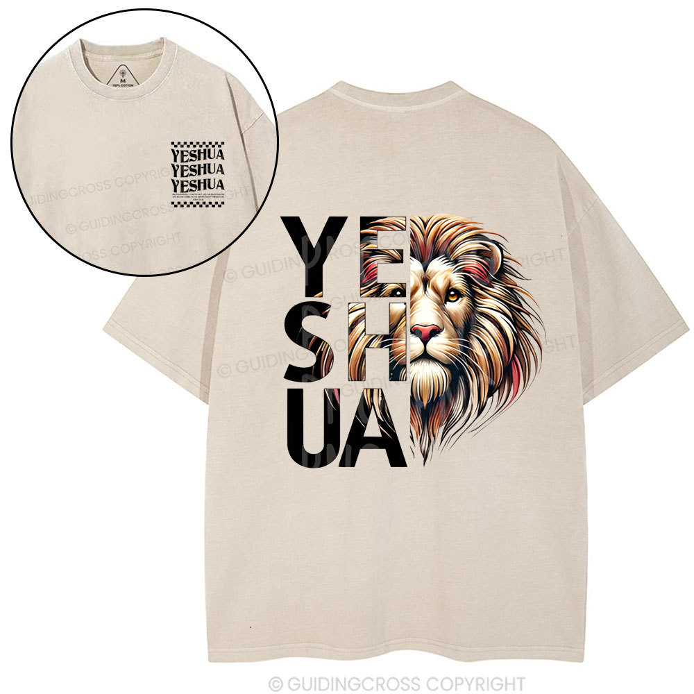 Yeshua The Way Christian Washed T-Shirt