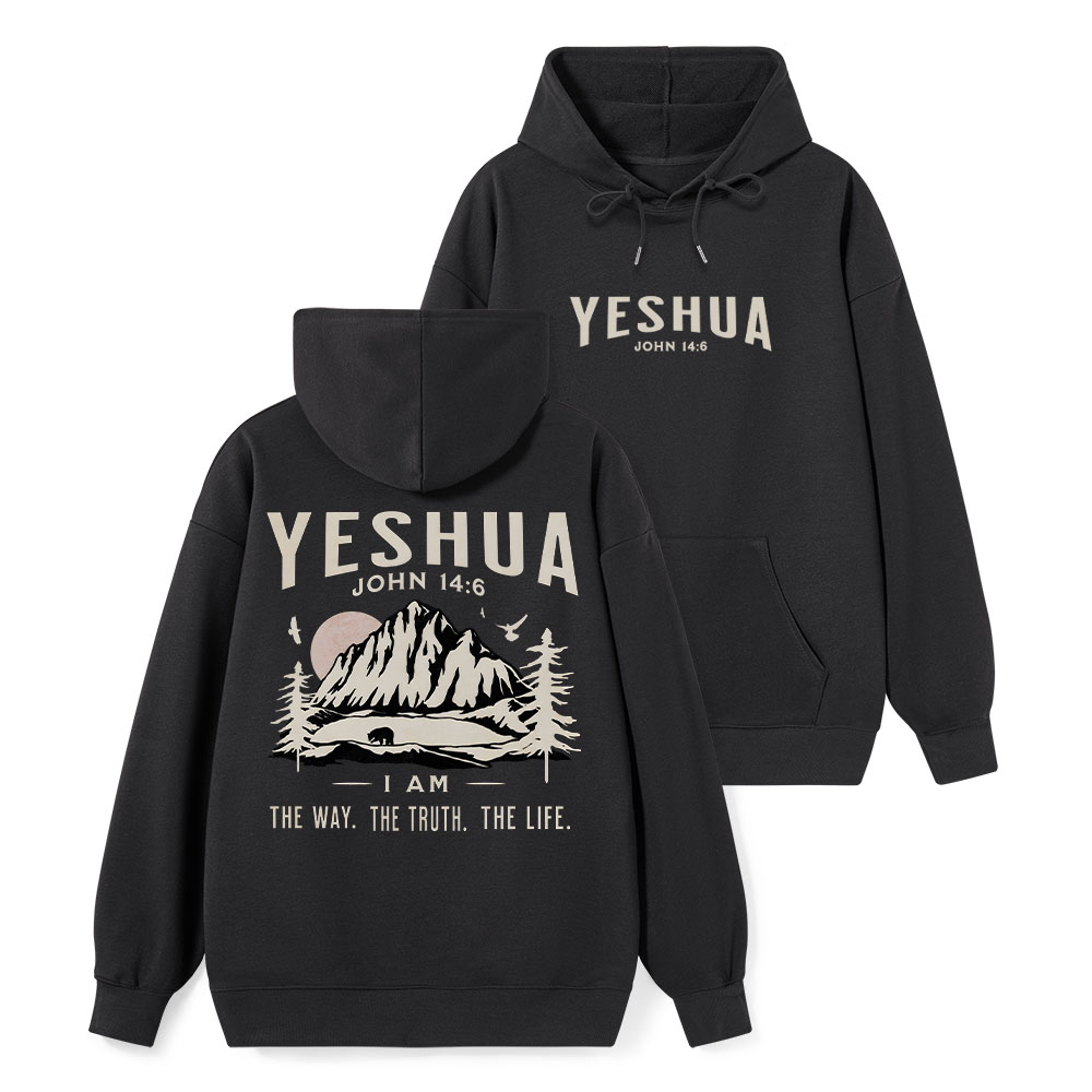 Yeshua The Way The Truth The Life Classic Christian Hoodie