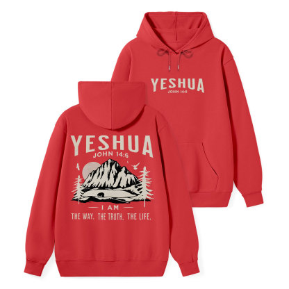 Yeshua The Way The Truth The Life Classic Christian Hoodie