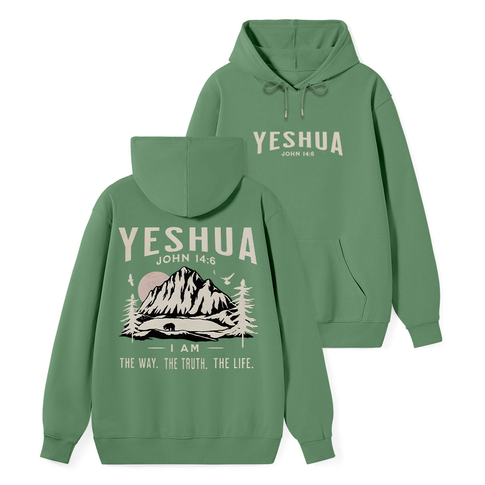 Yeshua The Way The Truth The Life Classic Christian Hoodie