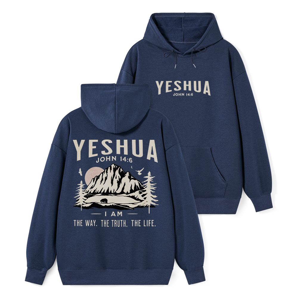 Yeshua The Way The Truth The Life Classic Christian Hoodie