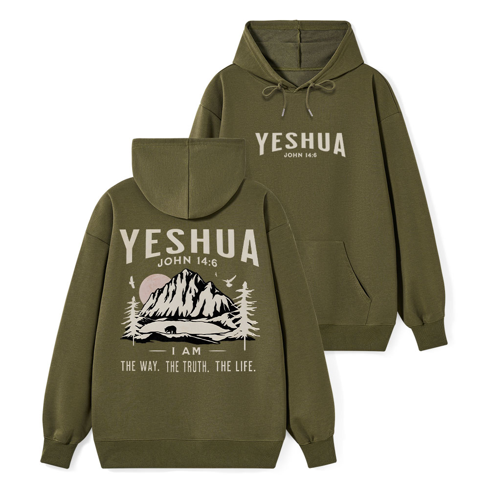 Yeshua The Way The Truth The Life Classic Christian Hoodie