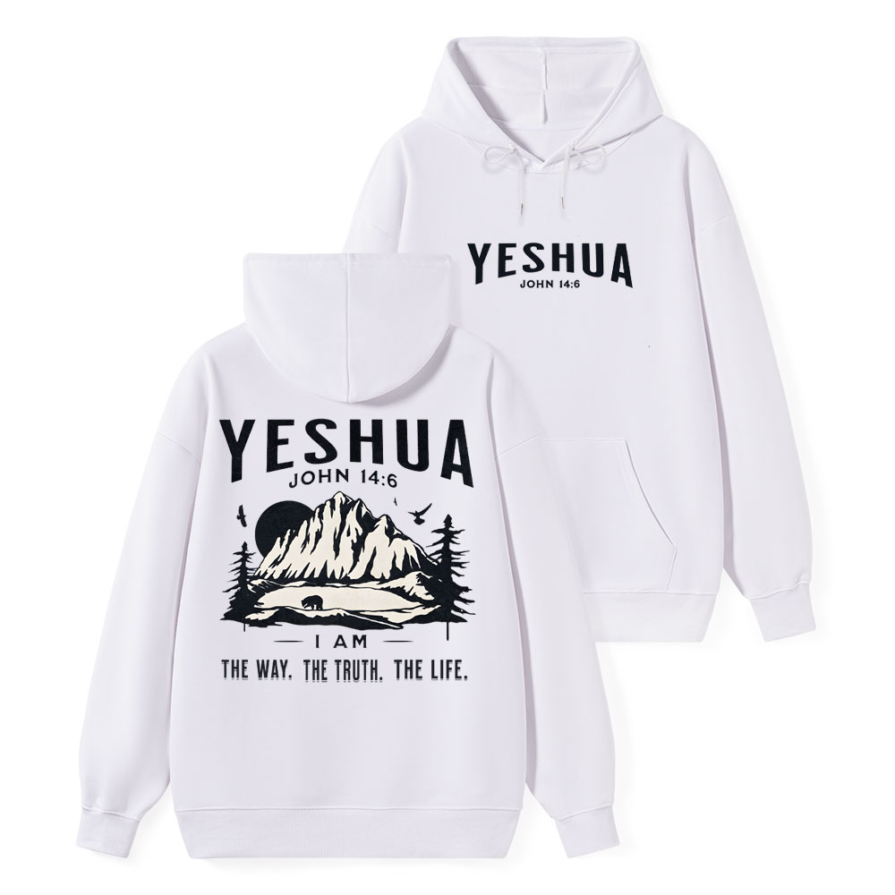 Yeshua The Way The Truth The Life Classic Christian Hoodie