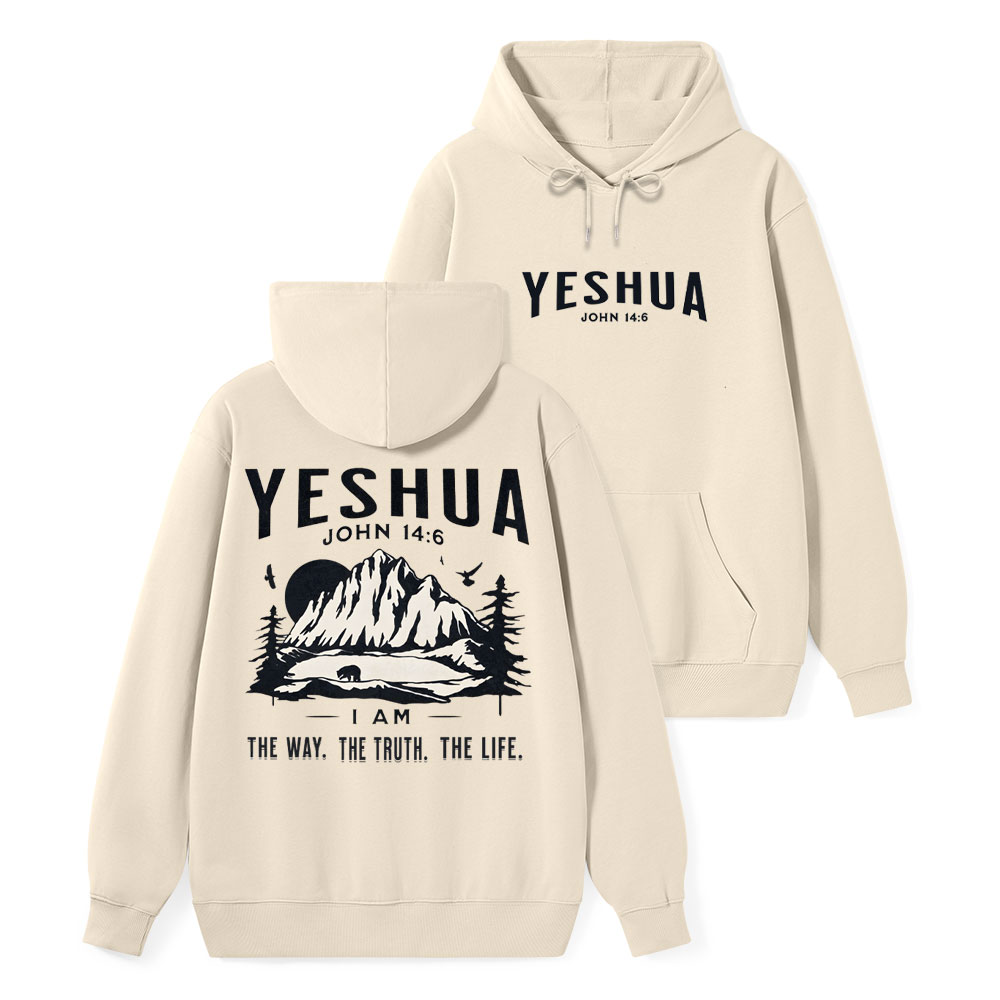 Yeshua The Way The Truth The Life Classic Christian Hoodie