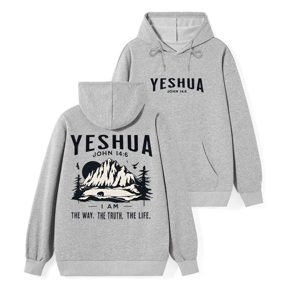 Yeshua The Way The Truth The Life Classic Christian Hoodie