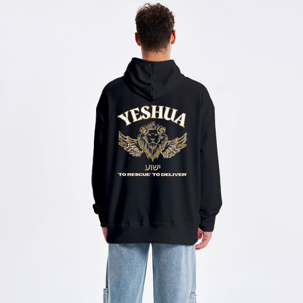 Yeshua To Rescue To Deliver Classic Christian Hoodie