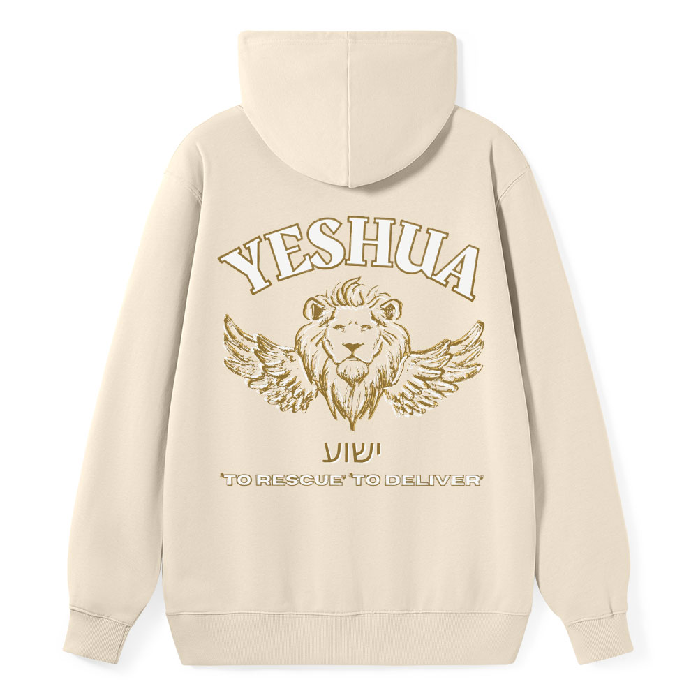 Yeshua To Rescue To Deliver Classic Christian Hoodie