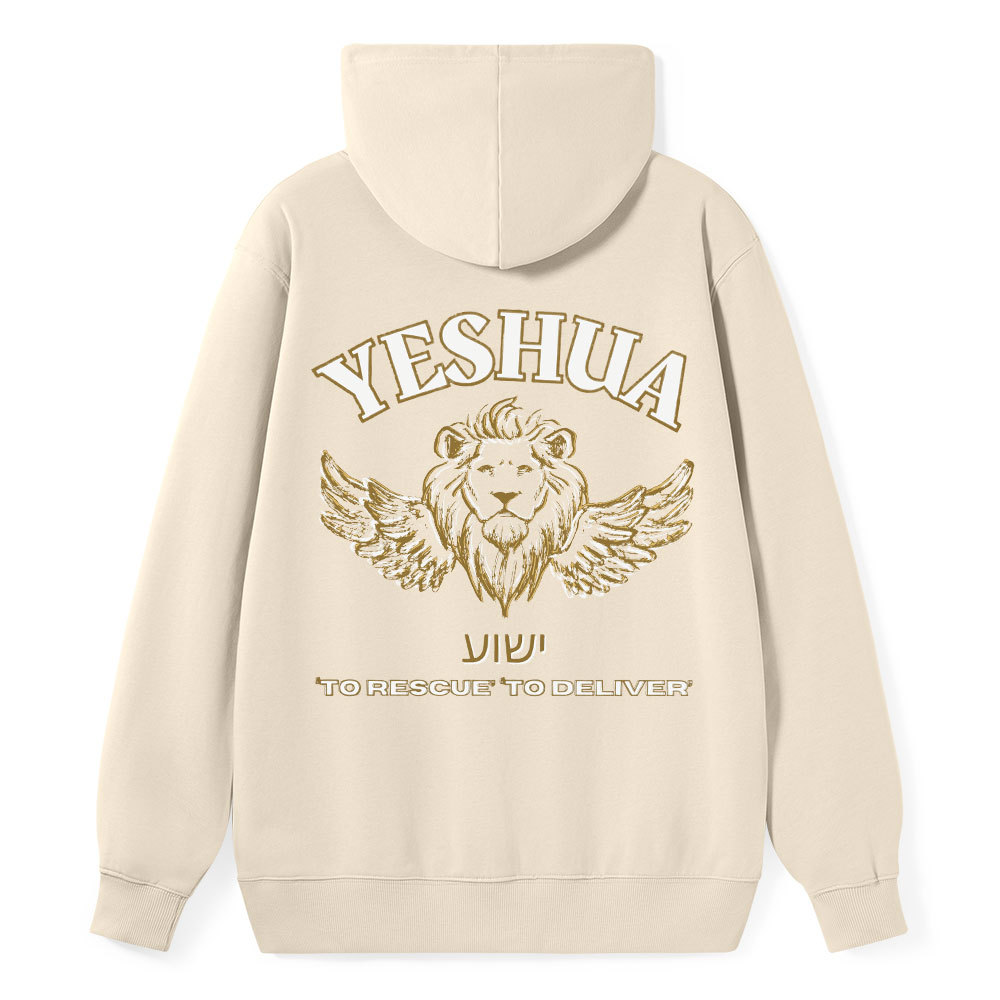 Yeshua To Rescue To Deliver Classic Christian Hoodie
