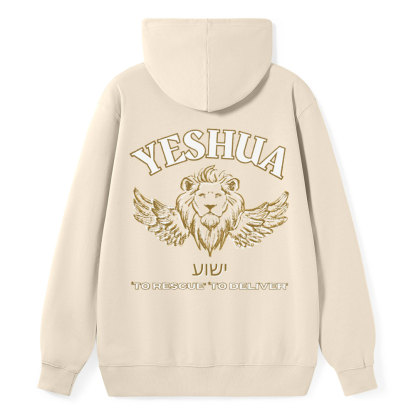 Yeshua To Rescue To Deliver Classic Christian Hoodie