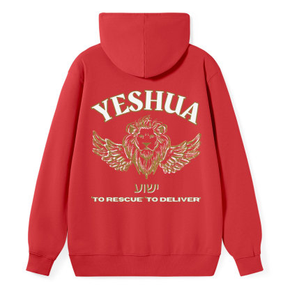 Yeshua To Rescue To Deliver Classic Christian Hoodie