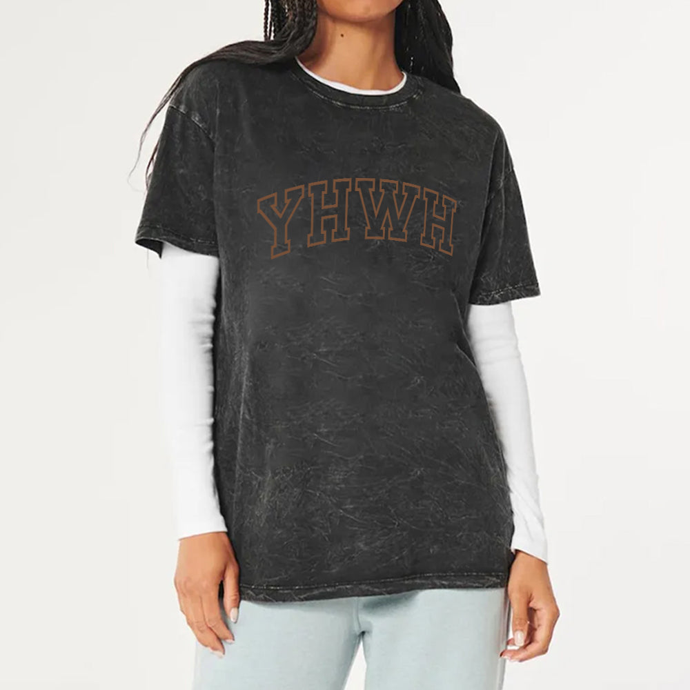 Yhwh Unisex Christian Washed T-Shirt