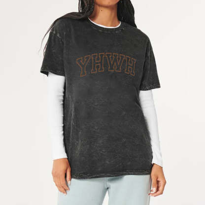 Yhwh Unisex Christian Washed T-Shirt