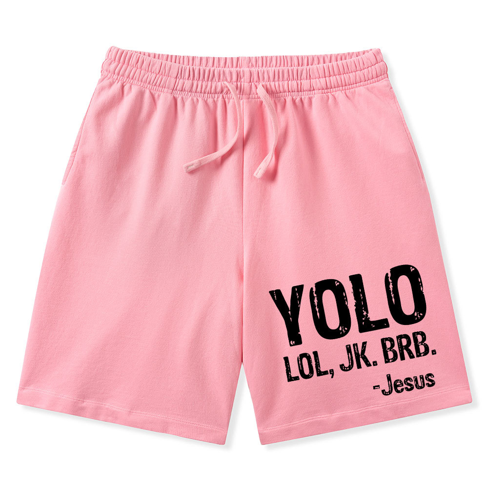 Yolo Christian Washed Shorts