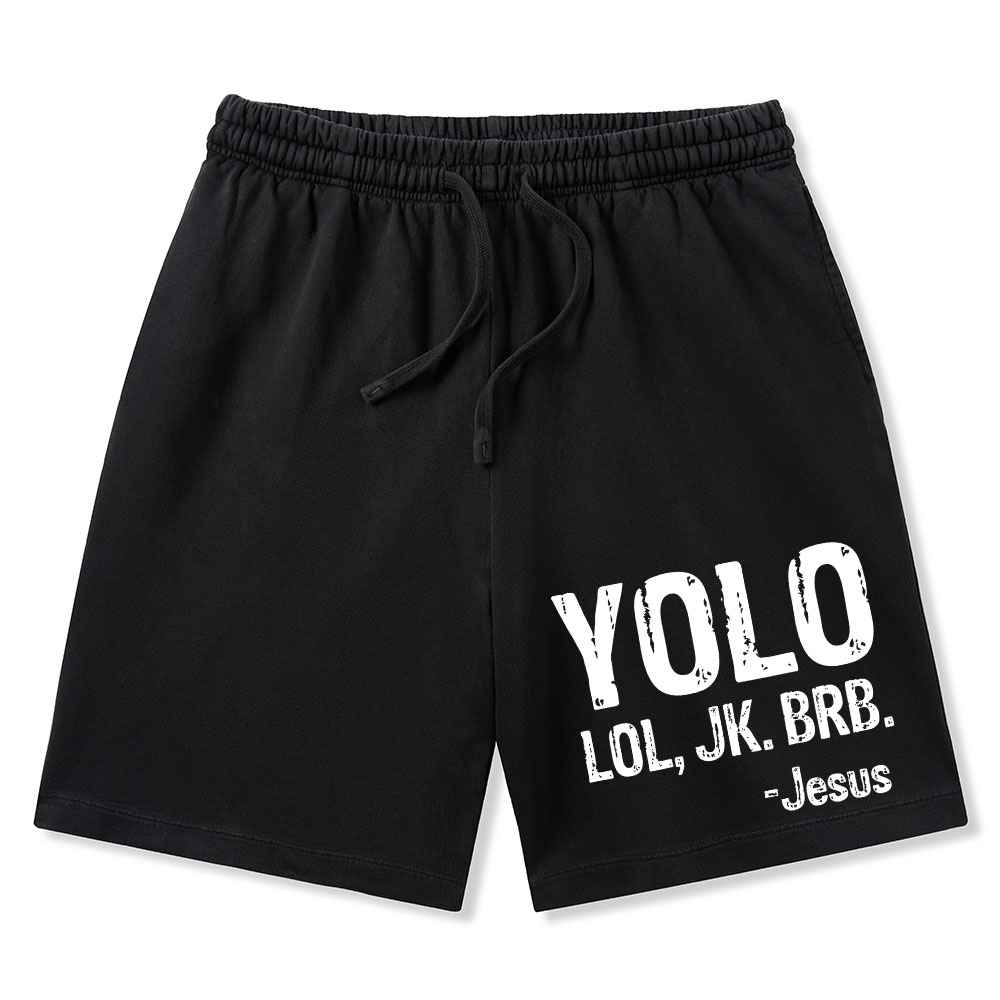 Yolo Christian Washed Shorts