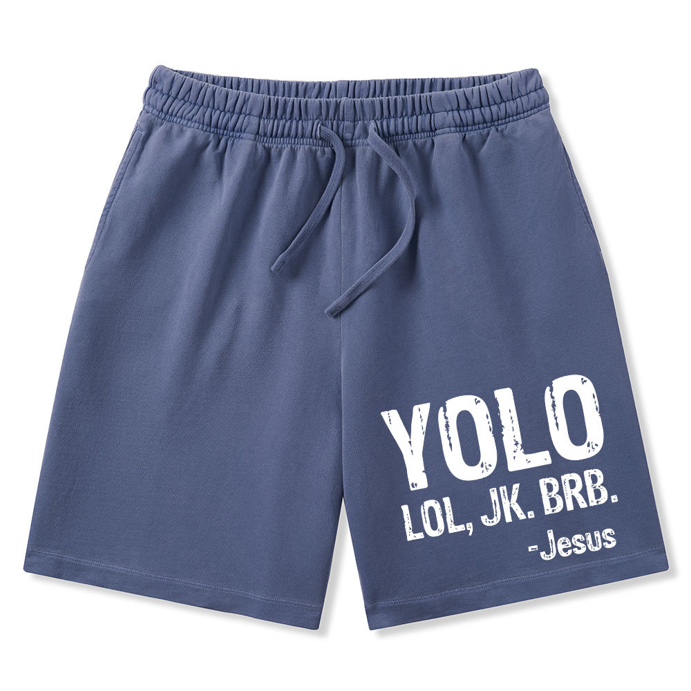 Yolo Christian Washed Shorts