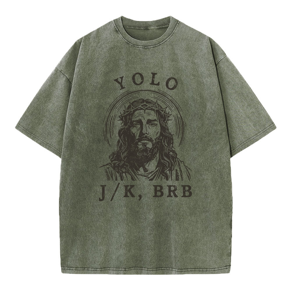 Yolo Christian Washed T-Shirt