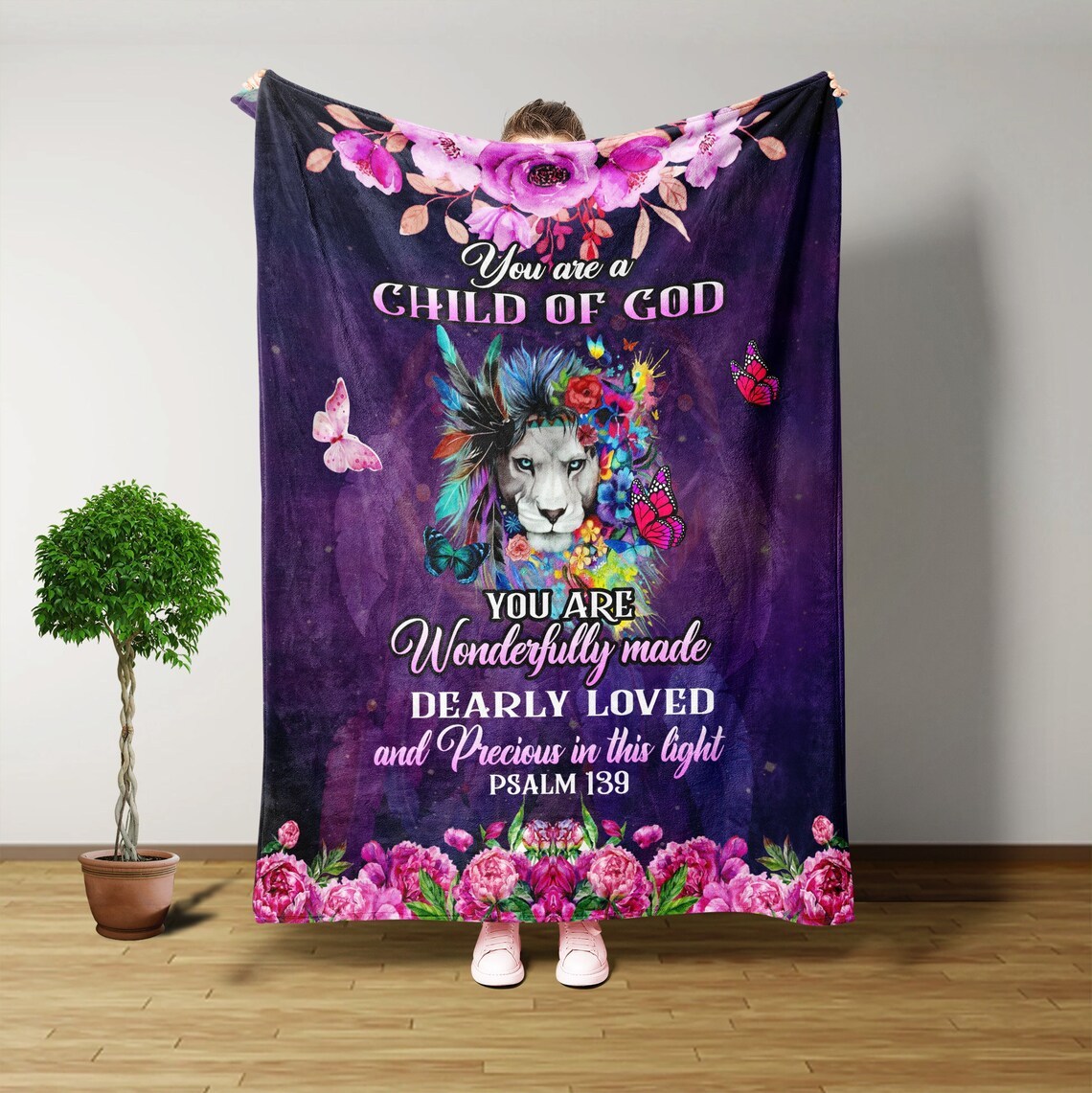 You Are A Child Of God Christian Blanket