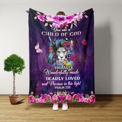 You Are A Child Of God Christian Blanket