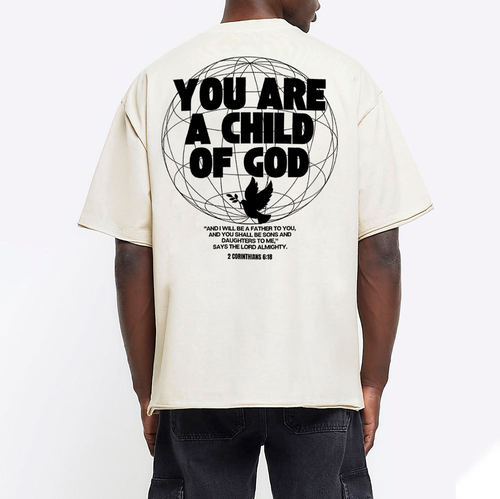 You Are A Child Of God Christian  Washed T-Shirt