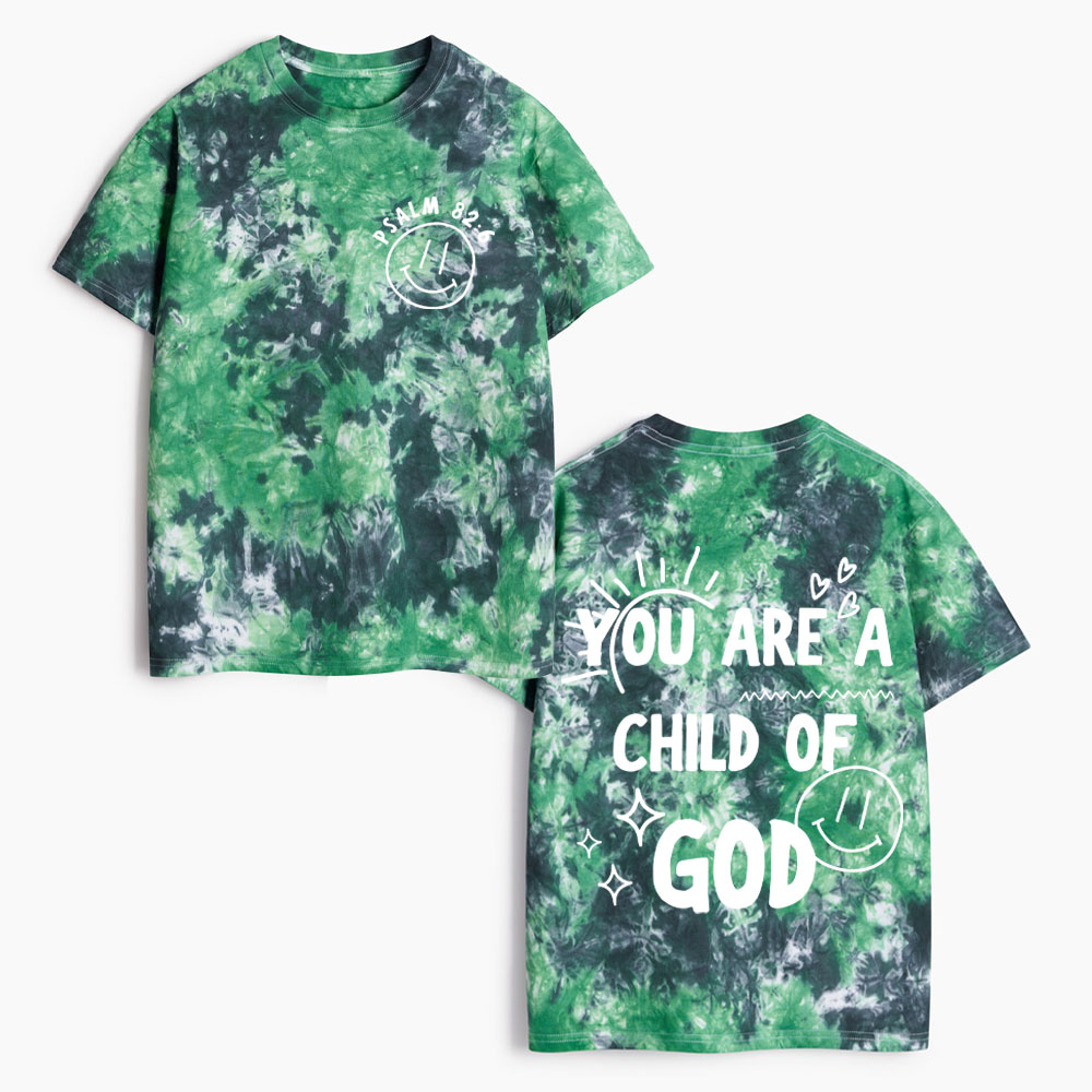 You Are A Child Of GodHeavy Cotton Tie Dye T-Shirt