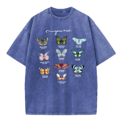 You Are Beautiful Christian Washed T-Shirt