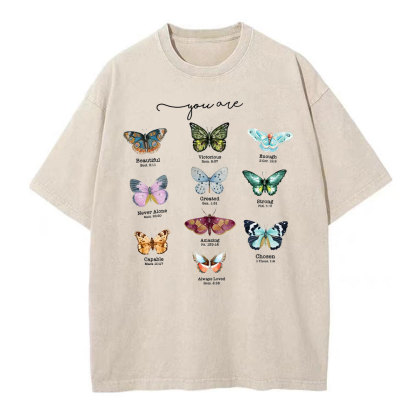You Are Beautiful Christian Washed T-Shirt