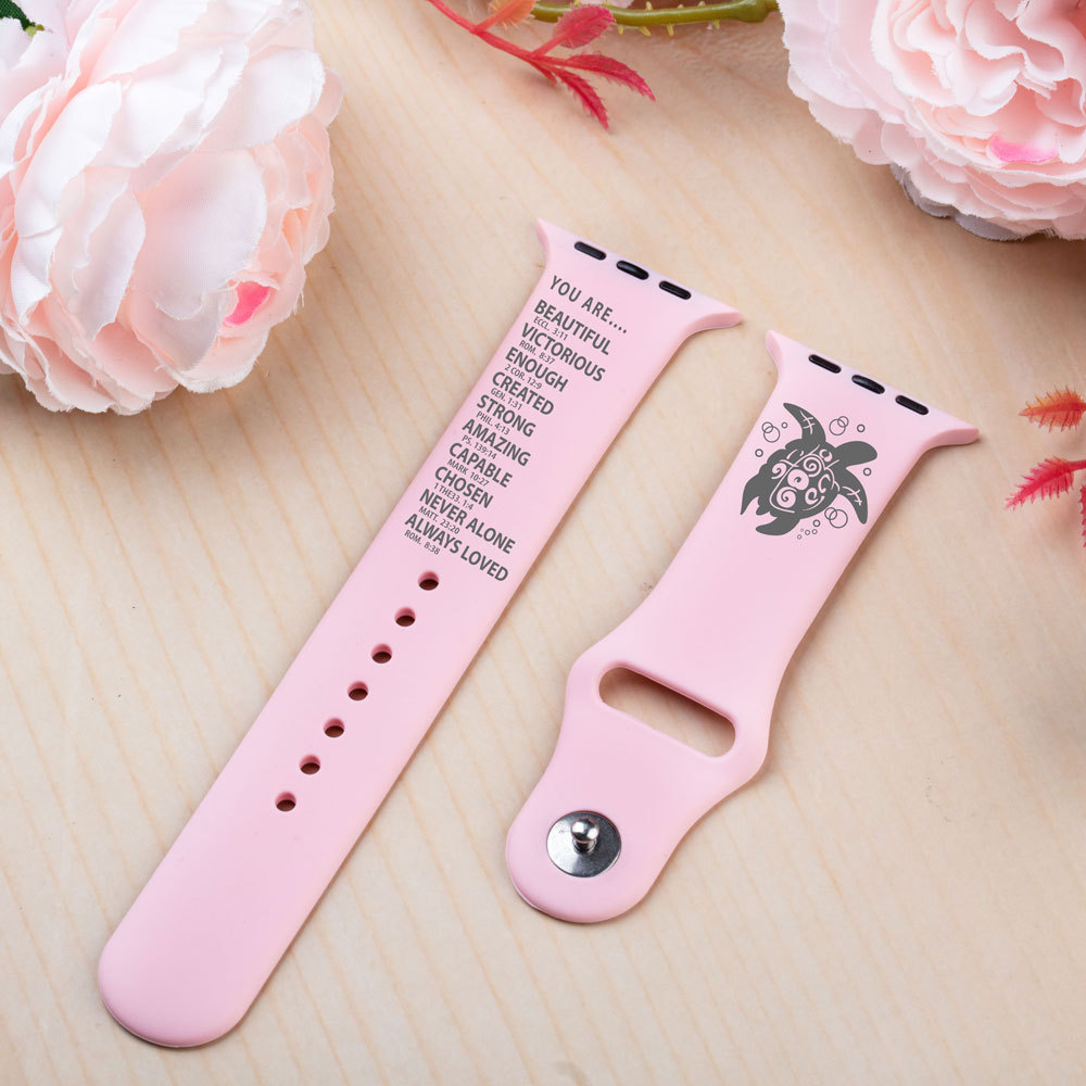 You Are Beautiful Scripture Christian Watch Band