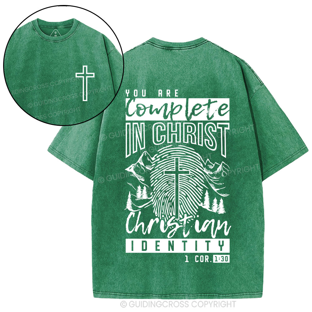 You Are Complete In Christ Christian Washed T-Shirt