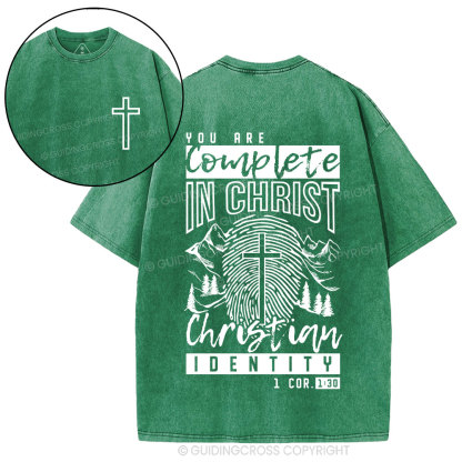 You Are Complete In Christ Christian Washed T-Shirt