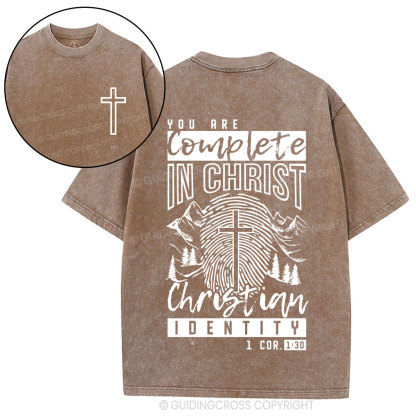 You Are Complete In Christ Christian Washed T-Shirt