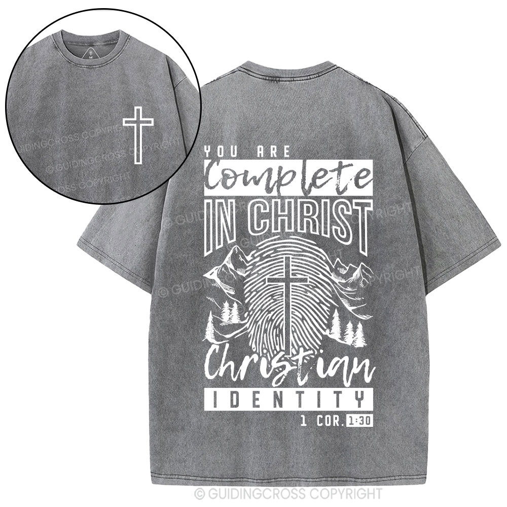 Peace Be Still Christian Washed T-Shirt Sale - GuidingCross