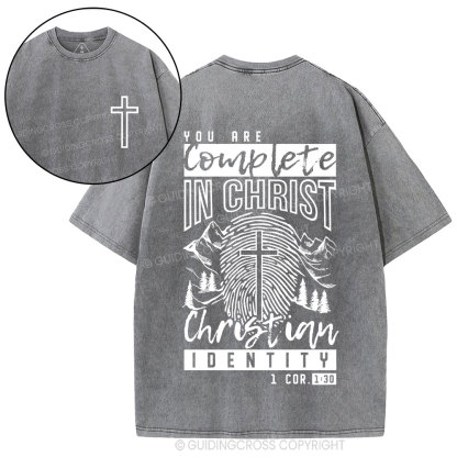 You Are Complete In Christ Christian Washed T-Shirt