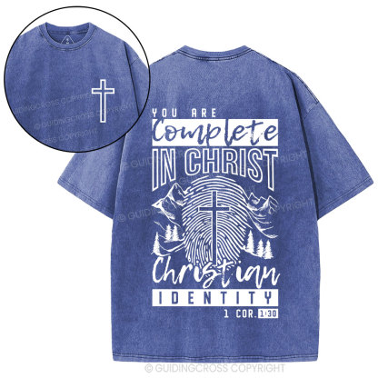 You Are Complete In Christ Christian Washed T-Shirt