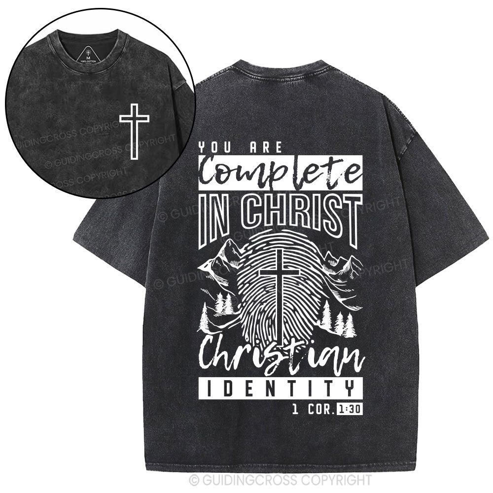 You Are Complete In Christ Christian Washed T-Shirt