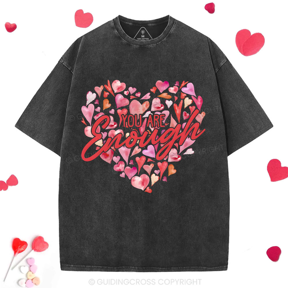 You Are Enough Christian Washed T-Shirt