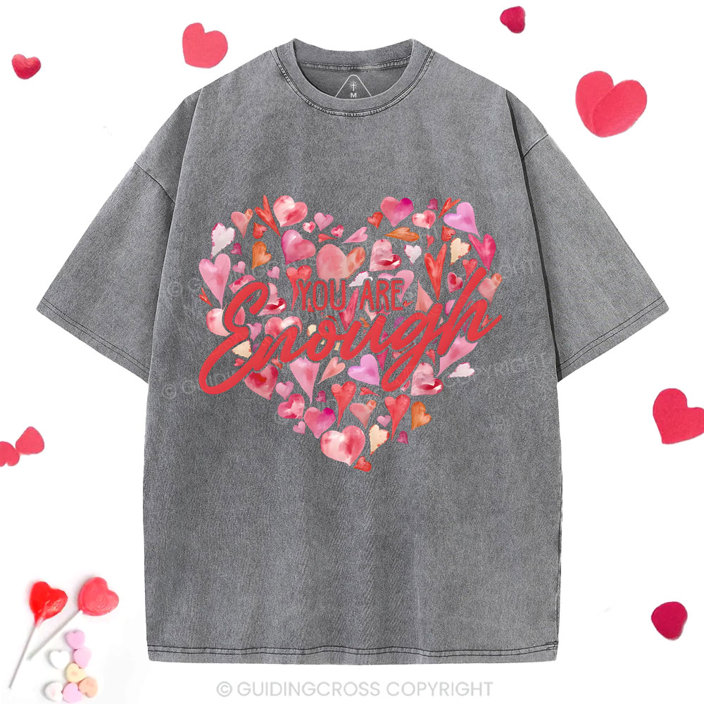 You Are Enough Christian Washed T-Shirt