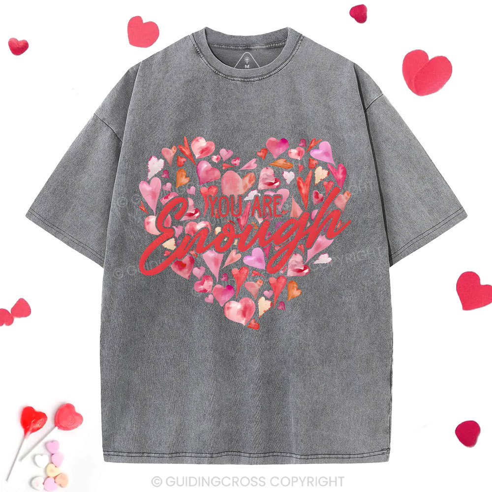 You Are Enough Christian Washed T-Shirt